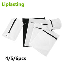 Load image into Gallery viewer, 4/5/6PCS Zippered Washing Laundry Bag Foldable Mesh Clothing Care Protector Bag Travel Portable Storage For Bra Underwear Socks