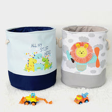 Load image into Gallery viewer, Cute Dinosaur Baby Laundry Basket Foldable Toy Storage Bucket Picnic Dirty Clothes Basket Box Canvas Organizer Cartoon Animal