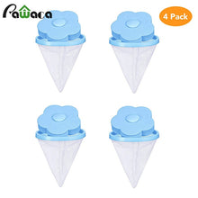 Load image into Gallery viewer, 4pcs/set Floating Pet Fur Catcher Lint Filter Bag Reusable Pet Hair Catcher Remover Tool for Washing Machine Household Tools