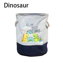 Load image into Gallery viewer, Cute Dinosaur Baby Laundry Basket Foldable Toy Storage Bucket Picnic Dirty Clothes Basket Box Canvas Organizer Cartoon Animal