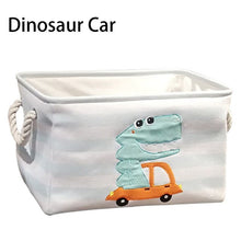 Load image into Gallery viewer, Cute Dinosaur Baby Laundry Basket Foldable Toy Storage Bucket Picnic Dirty Clothes Basket Box Canvas Organizer Cartoon Animal