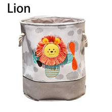 Load image into Gallery viewer, Cute Dinosaur Baby Laundry Basket Foldable Toy Storage Bucket Picnic Dirty Clothes Basket Box Canvas Organizer Cartoon Animal