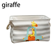 Load image into Gallery viewer, Cute Dinosaur Baby Laundry Basket Foldable Toy Storage Bucket Picnic Dirty Clothes Basket Box Canvas Organizer Cartoon Animal