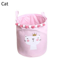 Load image into Gallery viewer, Cute Dinosaur Baby Laundry Basket Foldable Toy Storage Bucket Picnic Dirty Clothes Basket Box Canvas Organizer Cartoon Animal