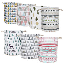 Load image into Gallery viewer, Dirty Laundry Basket Kids Toys Holder Bucket Organizer Foldable Laundry Basket Clothes Storage Bag Home Sundries Storage Barrel
