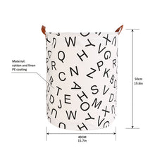 Load image into Gallery viewer, Storage Basket Folding Laundry Basket For Toy Storage Dirty Clothes Large Capacity Sundries Pouch Household Organizers