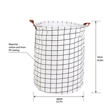 Load image into Gallery viewer, Storage Basket Folding Laundry Basket For Toy Storage Dirty Clothes Large Capacity Sundries Pouch Household Organizers