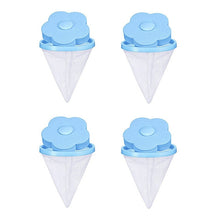 Load image into Gallery viewer, 4pcs/set Floating Pet Fur Catcher Lint Filter Bag Reusable Pet Hair Catcher Remover Tool for Washing Machine Household Tools