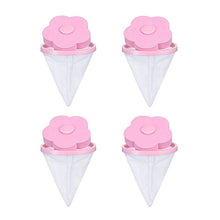 Load image into Gallery viewer, 4pcs/set Floating Pet Fur Catcher Lint Filter Bag Reusable Pet Hair Catcher Remover Tool for Washing Machine Household Tools