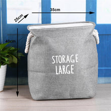 Load image into Gallery viewer, Folding Laundry Storage Basket for Toys Geometry Storage Barrel Standing Clothing Storage Bucket Laundry Organizer Holder Pouch