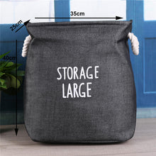 Load image into Gallery viewer, Folding Laundry Storage Basket for Toys Geometry Storage Barrel Standing Clothing Storage Bucket Laundry Organizer Holder Pouch