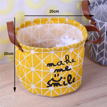 Load image into Gallery viewer, Folding Laundry Storage Basket for Toys Geometry Storage Barrel Standing Clothing Storage Bucket Laundry Organizer Holder Pouch