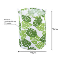 Load image into Gallery viewer, Waterproof Folding Cloth Art Dirty Clothes Toys Storage Bucket Laundry Basket Washing hamper With Handle For Bathroom Household