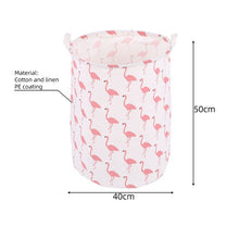 Load image into Gallery viewer, Waterproof Folding Cloth Art Dirty Clothes Toys Storage Bucket Laundry Basket Washing hamper With Handle For Bathroom Household