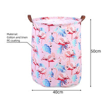 Load image into Gallery viewer, Waterproof Folding Cloth Art Dirty Clothes Toys Storage Bucket Laundry Basket Washing hamper With Handle For Bathroom Household