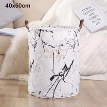 Load image into Gallery viewer, 1pc Folding Laundry Basket Round Storage Bin Bag Large Hamper Collapsible Clothes Toy Basket Bucket Organizer Large Capacity