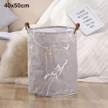 Load image into Gallery viewer, 1pc Folding Laundry Basket Round Storage Bin Bag Large Hamper Collapsible Clothes Toy Basket Bucket Organizer Large Capacity