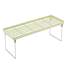 Load image into Gallery viewer, Adjustable Kitchen Storage Rack Metal Cupboard Storage Shelf Non-Skid Spice Rack Single Layer Kitchenware Organizer Saving Space