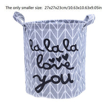 Load image into Gallery viewer, Foldable Laundry Basket Clothes Storage Bag Dirty Laundry Basket Kids Toys Holder Bucket Organizer Home Sundries Storage Barrel