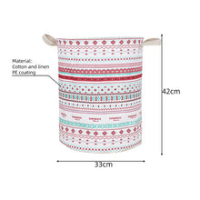Load image into Gallery viewer, Dirty Laundry Basket Kids Toys Holder Bucket Organizer Foldable Laundry Basket Clothes Storage Bag Home Sundries Storage Barrel