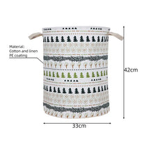 Load image into Gallery viewer, Dirty Laundry Basket Kids Toys Holder Bucket Organizer Foldable Laundry Basket Clothes Storage Bag Home Sundries Storage Barrel