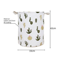 Load image into Gallery viewer, Dirty Laundry Basket Kids Toys Holder Bucket Organizer Foldable Laundry Basket Clothes Storage Bag Home Sundries Storage Barrel