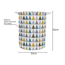 Load image into Gallery viewer, Dirty Laundry Basket Kids Toys Holder Bucket Organizer Foldable Laundry Basket Clothes Storage Bag Home Sundries Storage Barrel