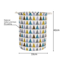 Load image into Gallery viewer, Urijk 2019 New Folding Laundry Basket Round Storage Bin Large Hamper Collapsible Clothes Toy Laundry Holder Organizer Fast Ship