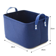 Load image into Gallery viewer, Storage Basket Folding Laundry Basket For Toy Storage Dirty Clothes Large Capacity Sundries Pouch Household Organizers
