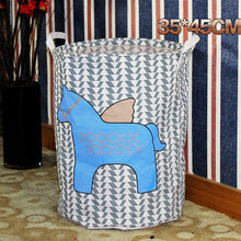 Load image into Gallery viewer, SDARISB 35*45cm Waterproof Storage Basket For Toy Dirty Laundry Basket Bag Clothes Toys Storage Box Sundries Fabric Folding