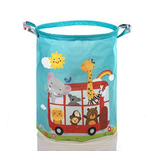 Load image into Gallery viewer, SDARISB 35*45cm Waterproof Storage Basket For Toy Dirty Laundry Basket Bag Clothes Toys Storage Box Sundries Fabric Folding