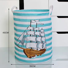 Load image into Gallery viewer, SDARISB 35*45cm Waterproof Storage Basket For Toy Dirty Laundry Basket Bag Clothes Toys Storage Box Sundries Fabric Folding