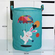 Load image into Gallery viewer, SDARISB 35*45cm Waterproof Storage Basket For Toy Dirty Laundry Basket Bag Clothes Toys Storage Box Sundries Fabric Folding