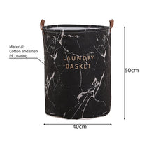 Load image into Gallery viewer, Large Foldable Dirty Laundry Basket Organizer Printed Collapsible Waterproof Home Laundry Hamper Sorter Laundry Basket 1pc
