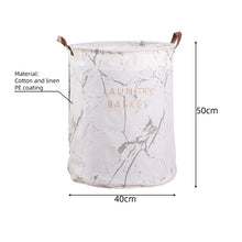 Load image into Gallery viewer, Large Foldable Dirty Laundry Basket Organizer Printed Collapsible Waterproof Home Laundry Hamper Sorter Laundry Basket 1pc