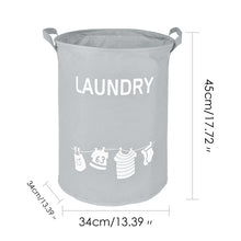 Load image into Gallery viewer, Large Foldable Dirty Laundry Basket Organizer Printed Collapsible Waterproof Home Laundry Hamper Sorter Laundry Basket 1pc
