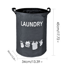 Load image into Gallery viewer, Large Foldable Dirty Laundry Basket Organizer Printed Collapsible Waterproof Home Laundry Hamper Sorter Laundry Basket 1pc