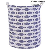 Load image into Gallery viewer, Large Foldable Dirty Laundry Basket Organizer Printed Collapsible Waterproof Home Laundry Hamper Sorter Laundry Basket 1pc