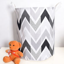 Load image into Gallery viewer, Large Foldable Dirty Laundry Basket Organizer Printed Collapsible Waterproof Home Laundry Hamper Sorter Laundry Basket 1pc