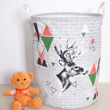 Load image into Gallery viewer, Large Foldable Dirty Laundry Basket Organizer Printed Collapsible Waterproof Home Laundry Hamper Sorter Laundry Basket 1pc