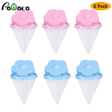 Load image into Gallery viewer, 6pcs/4pcs Household Reusable Floating Pet Fur Lint Hair Catcher Laundry Hair Catcher Remover Mesh Bag Washing Machine Lint Trap