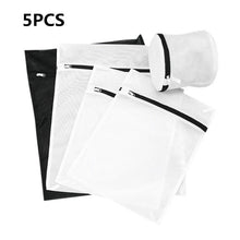 Load image into Gallery viewer, 4/5/6PCS Zippered Washing Laundry Bag Foldable Mesh Clothing Care Protector Bag Travel Portable Storage For Bra Underwear Socks