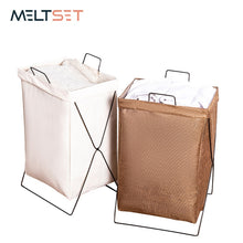 Load image into Gallery viewer, Foldable Dirty Laundry Basket Waterproof Fabric Storage Basket For Clothes Toys Bathroom Household Laundry Organizer Bags Large
