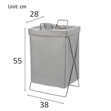 Load image into Gallery viewer, Foldable Dirty Laundry Basket Waterproof Fabric Storage Basket For Clothes Toys Bathroom Household Laundry Organizer Bags Large