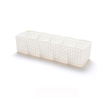 Load image into Gallery viewer, 5 Cells Plastic Organizer Storage Box Tie Bra Socks Drawer Cosmetic Divider Make Up Storage Organizer Storage Drawers Plastic